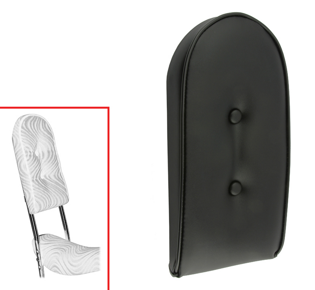 Sissy Bar Back Cushion Vinyl Black