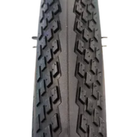 Tyre 20" x 1.5" Black City/Electric Semi Tread Pattern