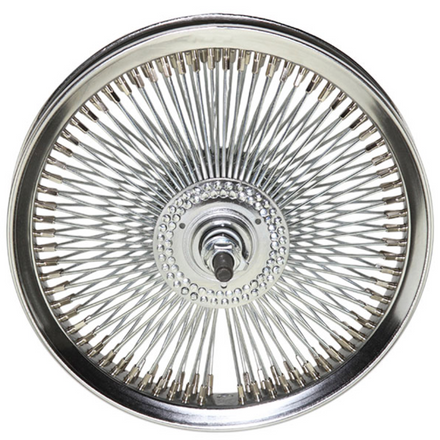 12" 144 Spoke Rear Coaster Brake Wheel Chrome