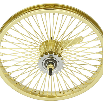 16" 72 Spoke Rear Wheel Gold