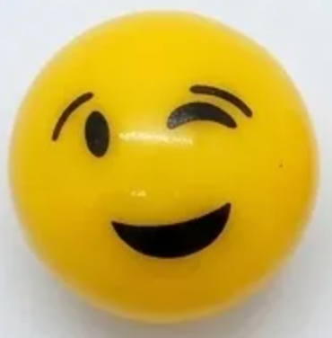 Wink Emoji Ball Valve Caps