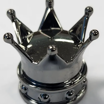 Crown Valve Caps Charcoal