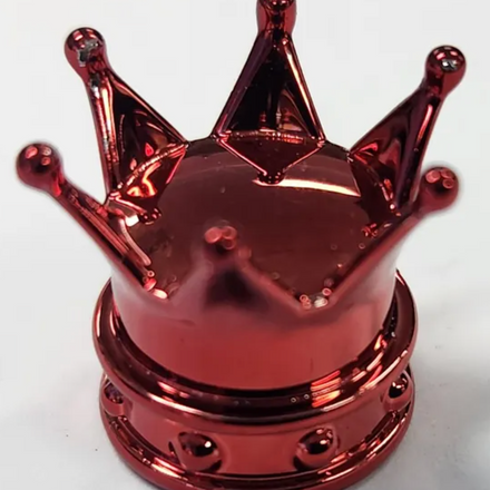 Crown Valve Caps Red