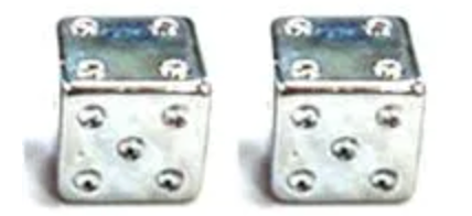 Valve Caps Silver Dice