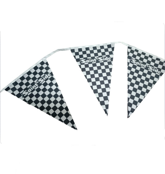 Saint Side SSpeed Logo Checker Bunting - Huge 10m long