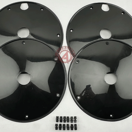 20" Wheel Cover Discs Set of 4 in Black