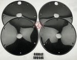 20" Wheel Cover Discs Set of 4 in Black