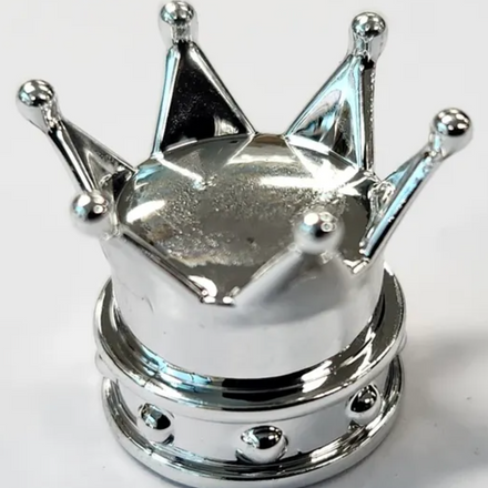 Crown Valve Caps Chrome
