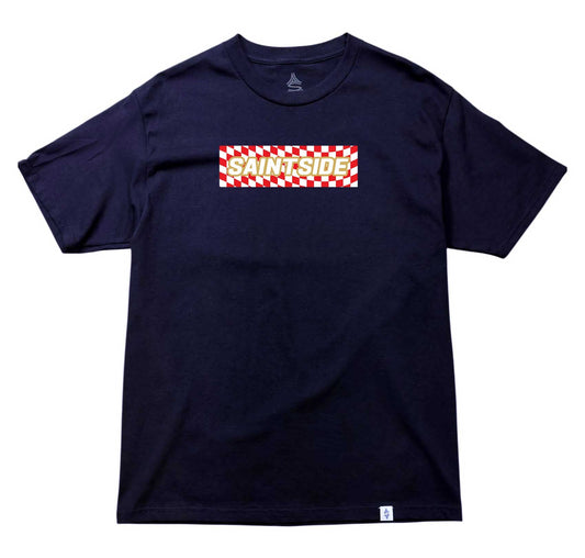 2026 World Cup Croatia Check Tshirt Box Logo Navy PREORDER