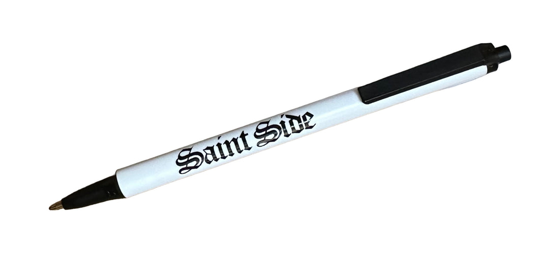 Saint Side - BIC Clic Stic Pen Black