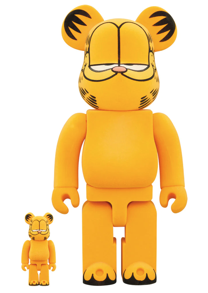 Medicom Toy BE@RBRICK - Garfield Flocky Version 100% & 400% Bearbrick
