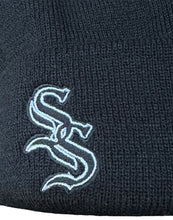 Load image into Gallery viewer, Saint Side - Second City Wool Blend Embroidered Beanie Black
