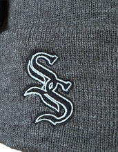 Load image into Gallery viewer, Saint Side - Second City Wool Blend Embroidered Beanie Charcoal
