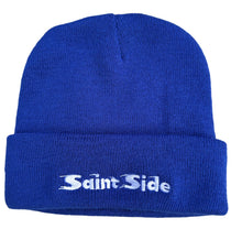 Load image into Gallery viewer, Saint Side - Sspeed Embroidered Beanie Blue
