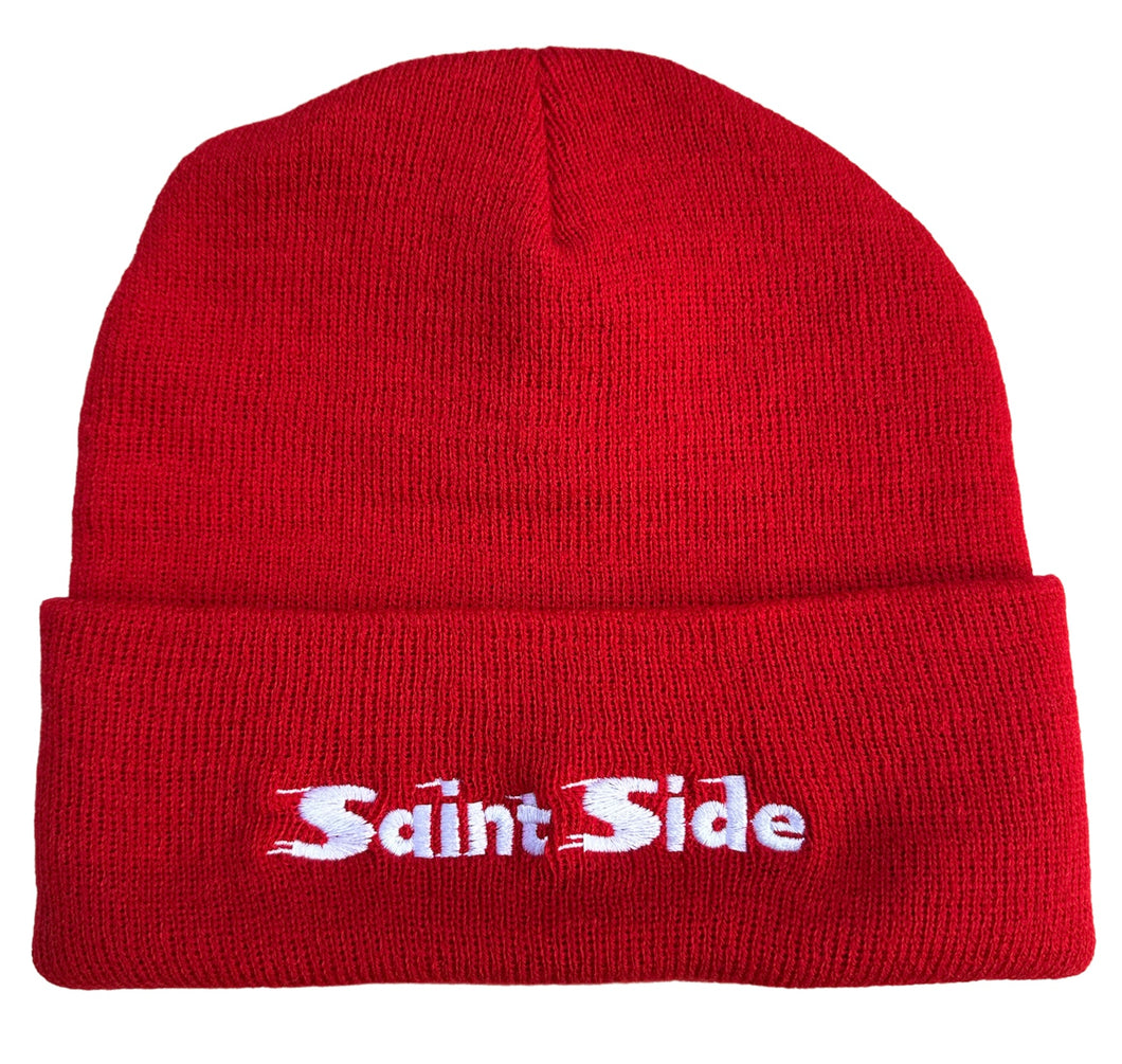Saint Side - Sspeed Embroidered Beanie Red