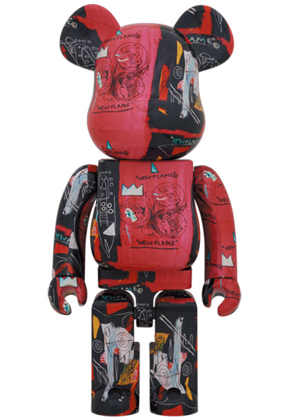 BE@RBRICK 1000% Andy Warhol x Jean-Michel Basquiat #1