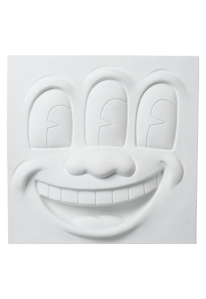 Keith Haring Three Eyed Smiling Face Statue