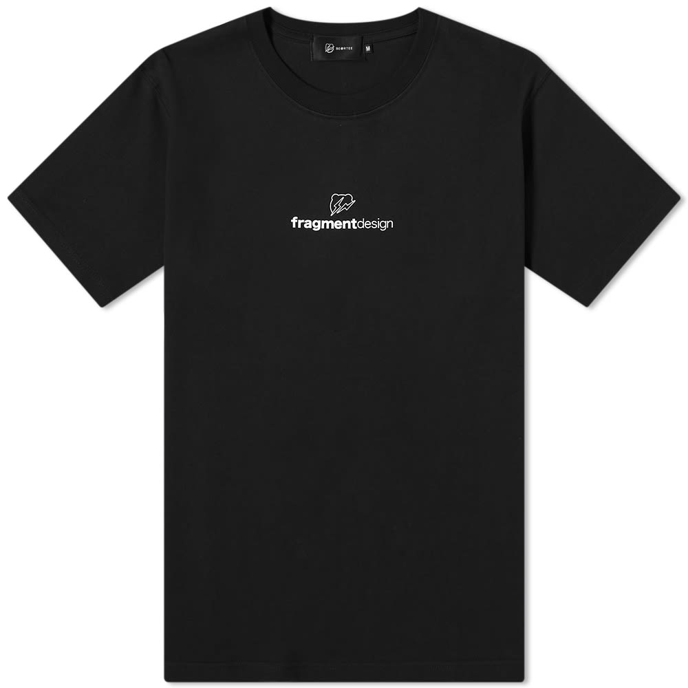 Fragment x BE@RBRICK Logo T-Shirt Black