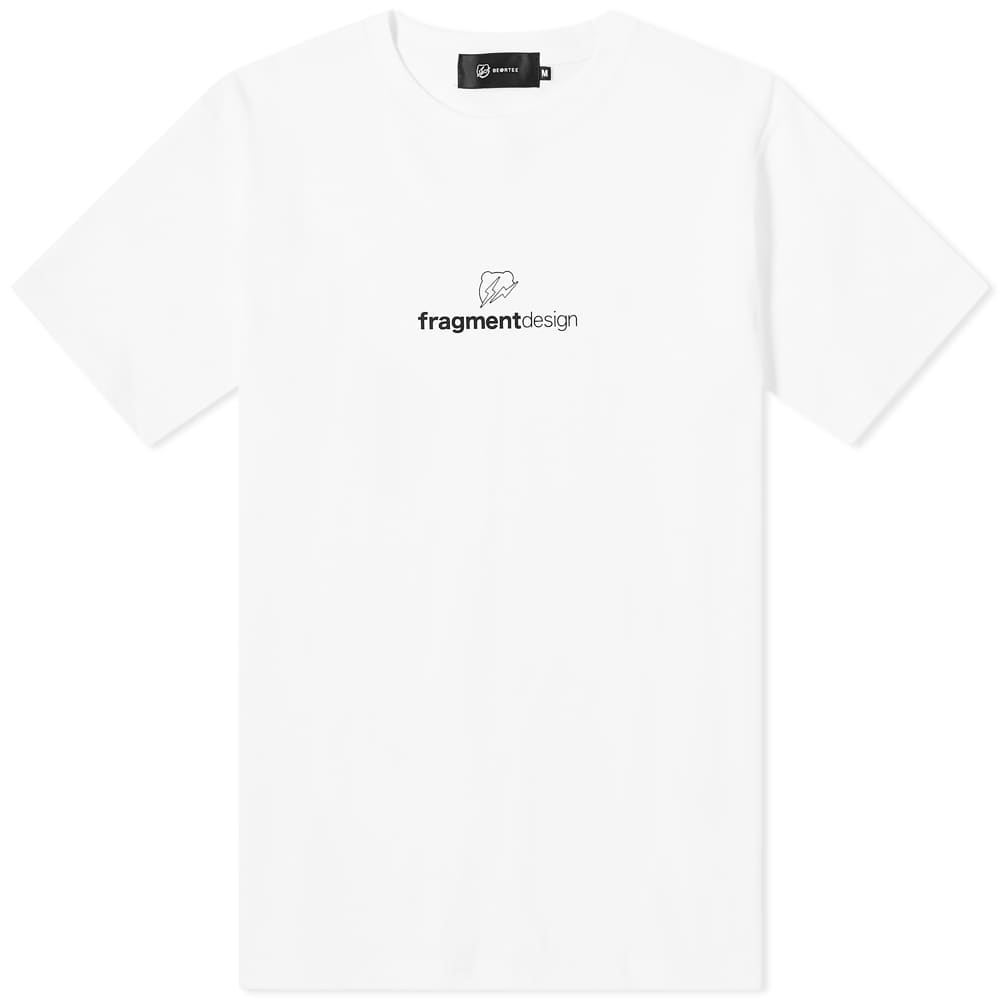 Fragment x BE@RBRICK Logo T-Shirt White