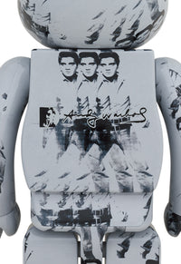 BE@RBRICK 100% and 400% Set Andy Warhol's 'Elvis Presley'