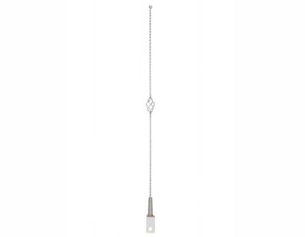 Cage Twisted Antenna Chrome