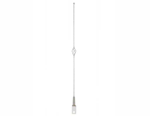 Cage Twisted Antenna Chrome