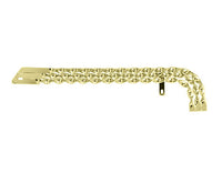 20" Lowrider Triple Flat Twisted Chain Guard Gold