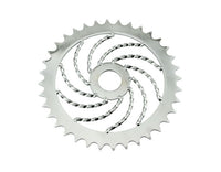 36T Lowrider Twisted Steel Chain Ring Gold