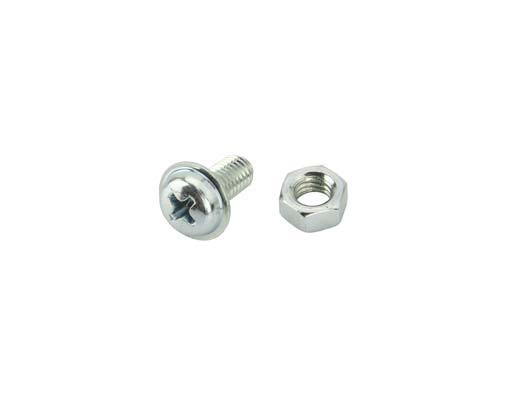 Bolt/Nut 5x8mm Chrome