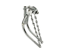 16" Bent Spring Fork with Twisted Bars Chrome