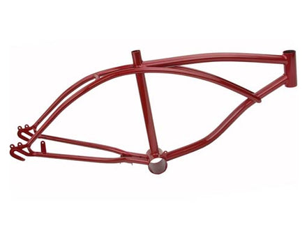 20" Bicycle Frame in Gloss Glitter Red