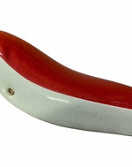 20" Banana Saddle Seat Sparkle Red with Sparkle White Sides