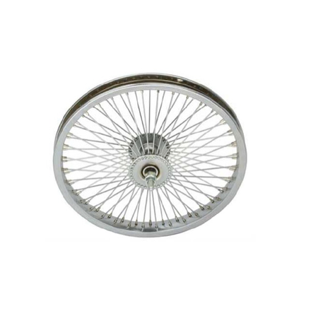 16" 72 Spoke Front Wheel Chrome