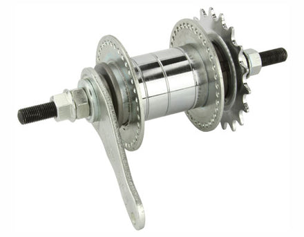 Coaster Hub 72H 80G Chrome for Rear Wheel