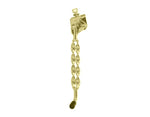 Double Flat Twist Kickstand 8" Gold