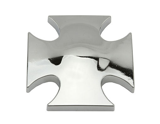 Knock Off Iron Cross 26T Chrome Fits Front Wheel Axle