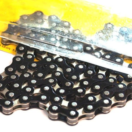 Yaban Bicycle Chain Single Speed 1/2" x 1/8" x 112L Black Silver