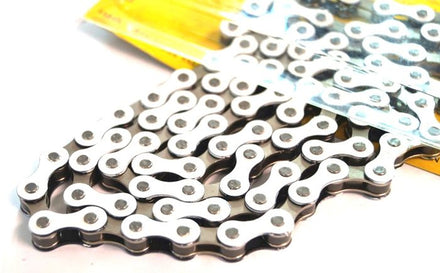 Yaban Bicycle Chain Single Speed 1/2" x 1/8" x 112L White Silver