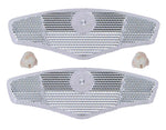 Wheel Spoke Reflectors White Clear
