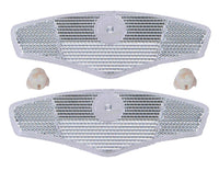 Wheel Spoke Reflectors White Clear