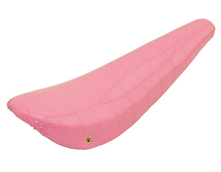 20" Banana Saddle Seat Vinyl Sparkle Pink