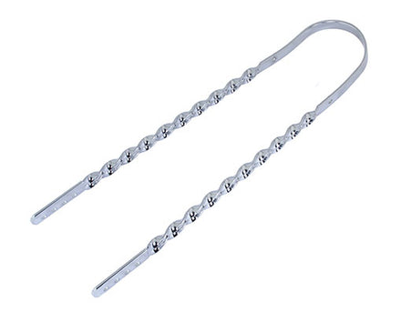 Double Flat Twist Sissy Bar Chrome