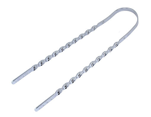 Double Flat Twist Sissy Bar Chrome