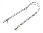 Double Twisted Square Sissy Bar Chrome