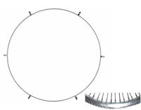 20" Lowrider Square Twisted Wheel Trim Chrome