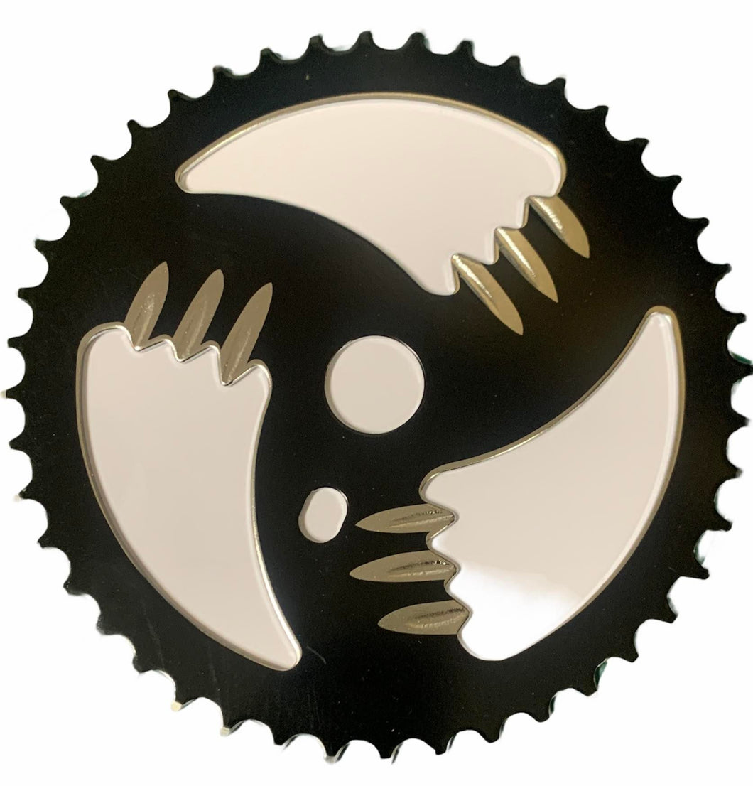 44T ChainRing Claw Black Chrome