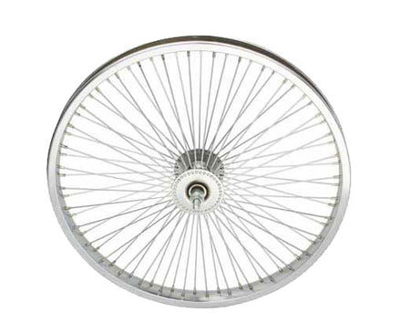 20" 72 Spoke Front Wheel Chrome