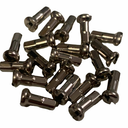Chrome Spoke Nipples 16mm 14G Pack of 20