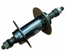 Load image into Gallery viewer, Steel Front Hub 144H 80G Chrome with Threaded Hub for disc or gears
