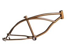 Load image into Gallery viewer, 20&quot; Bicycle Frame in True Gold Metallic Gloss
